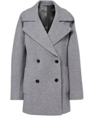 TOTEME Wool And Cashmere-Blend Peacoat - Gray