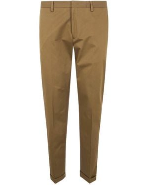 Paul Smith Straight Leg Tailored Pants - Natural