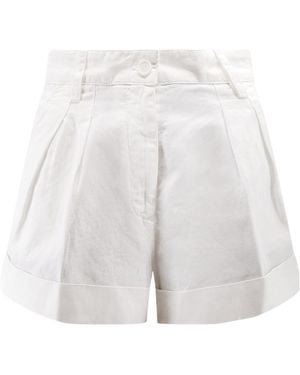 Aspesi Pleated Shorts - White