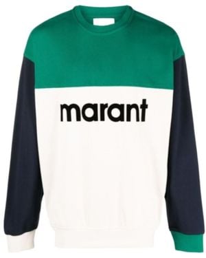 Isabel Marant Aftone Cotton Sweatshirt - Green