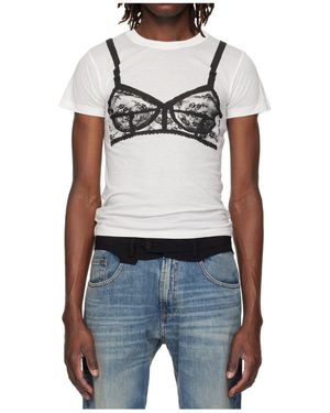 VAQUERA Bra-Print T-Shirt - Blue