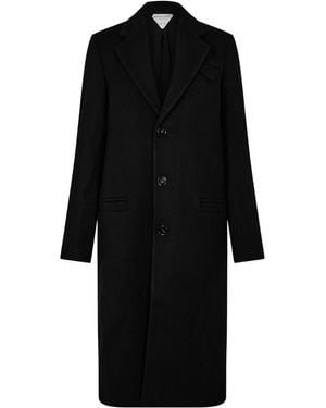 Bottega Veneta Solidcolor Longlength Coat - Black
