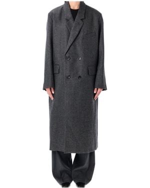 Soeur Coligny Virgin Wool Coat - Black