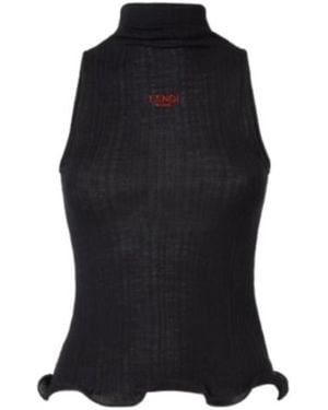 Fendi Cotton Top - Black