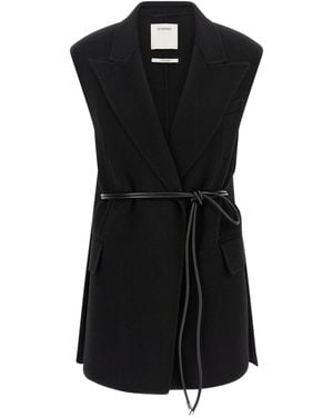 Sportmax Spxrapido Belted Jacket - Black