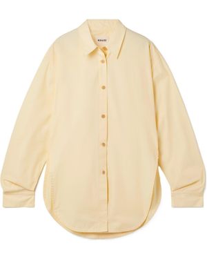 KHAITE Goya Long Sleeved Shirt - Natural