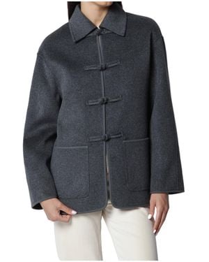 Rohe Long-Sleeved Casual Jacket - Blue