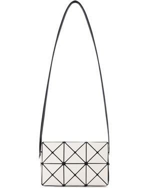 Issey Miyake Cuboid Geometric-Panel Mini Bag - White