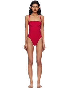 Haight Crepe Tamis One-Piece Swimsuit - Red