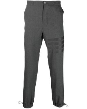 Thom Browne 4-Bar Straight Leg Trousers - Grey