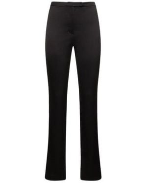 Alexander Wang Logo Details Casual Pants - Black