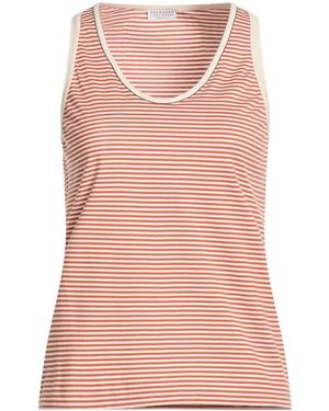 Brunello Cucinelli Striped Vests - Pink