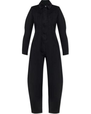 Alaïa Long-Sleeved Jumpsuit - Blue