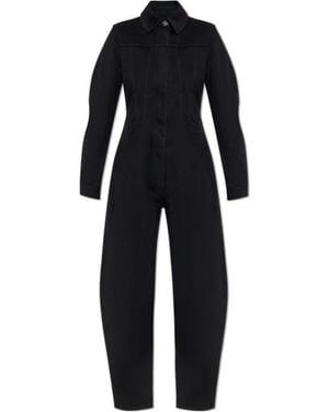 Alaïa Long-Sleeved Jumpsuit - Blue