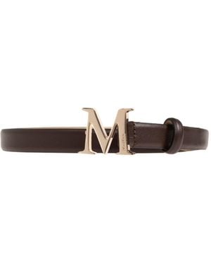 Max Mara Logo Belt - White