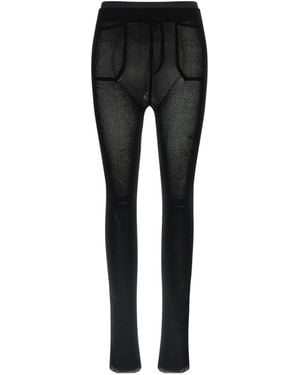 Issey Miyake Seen Unseen Mesh Pants - Black