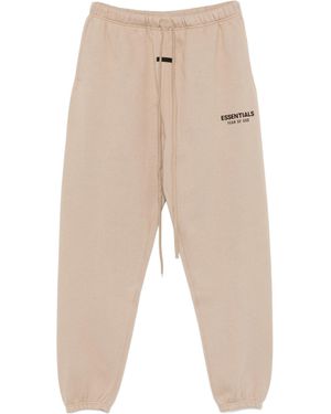 Fear Of God Logo-Printed Tie-Dye Track Pants - Natural