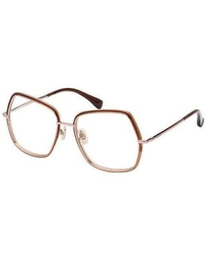 Max Mara Oversized Frame Glasses - Natural