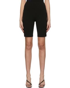 Dion Lee Black & Navy Double Hosiery Shorts