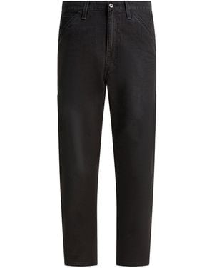 Levi's 568 Straight-Leg Trousers - Black