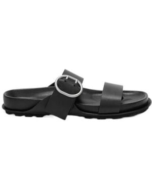 Jil Sander Flat Sandals - Black