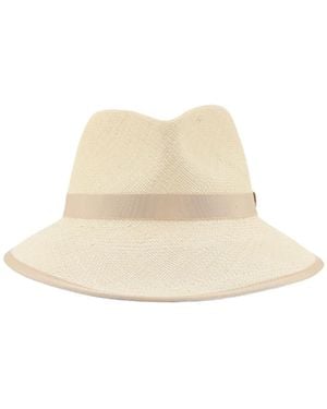 Max Mara Mxadolmen Woven Straw Hat - White