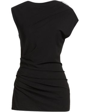 Brunello Cucinelli Solid Colour Sleeveless Top - Black