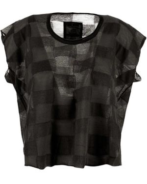Uma Wang Oversized Sleeveless Top - Black