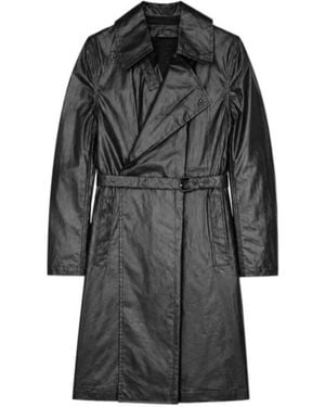 Lemaire Water Repellent Belted Wrap Coat - Grey