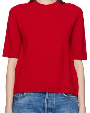 Loulou de Saison Crew Neck Sweater - Red