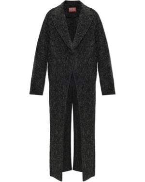 DIESEL W-Sayta Long Coat - Black