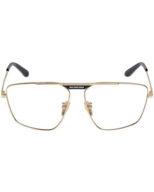 Balenciaga Tag 2.0 Navigator Sunglasses - Natural