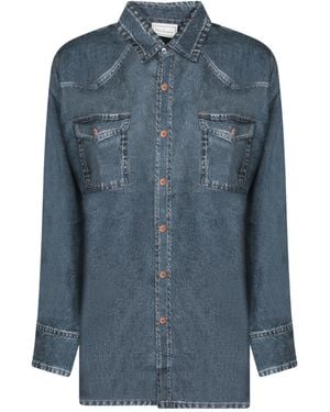 Pierre Louis Mascia Aloes Denim Shirt - Blue
