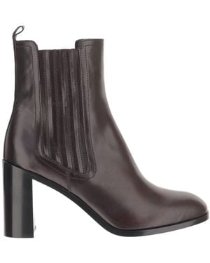 Sartore Pointed-Toe Elasticated Ankle Boots - Brown