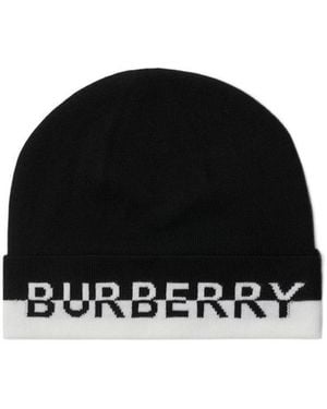 Burberry Wool Knitted Hat - Black