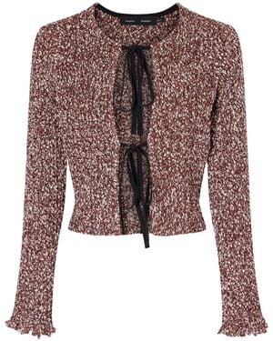 Proenza Schouler Colette Belted Cardigan - Brown