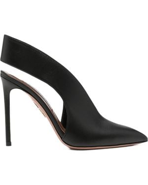 Aquazzura Pointed-Toe High Heels - Black