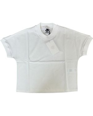 Versace Logo Embroidered Stretch T-Shirt - Grey