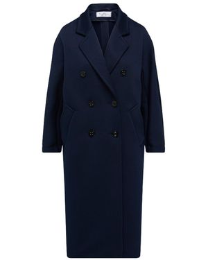 Max Mara Logo Coat - Blue