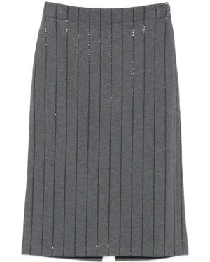 スカート BRUNELLO CUCINELLI Wool blend pencil skirt Brunello Cucinelli Wool Blend Straight Pencil Skirt Zip