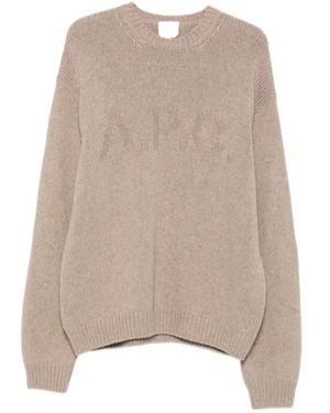 A.P.C. Long-Sleeved Sweater - Natural