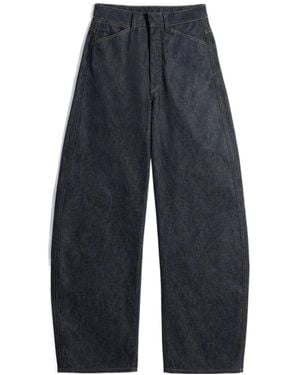 Lemaire Wide-Leg High-Waisted Jeans - Blue