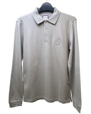 Armani Collezioni Logo Logo Polo Shirt - Grey