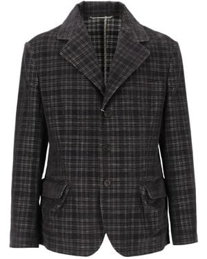 Vivienne Westwood Wreck Checked Blazer - Black