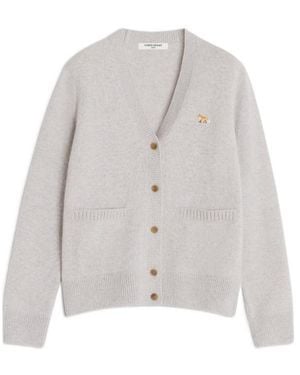 Maison Kitsuné Maison Kitsuné Baby Fox Boxy Cardigan - Grey