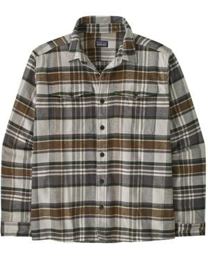 Patagonia Plaid Shirt Jacket - Gray