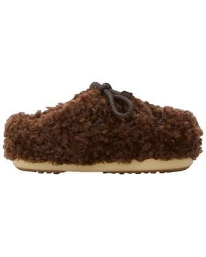 Moon Boot Evx Curly Mules - Brown
