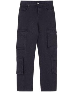 Barrow Embellished Cargo Pants - Blue