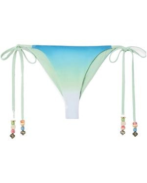 CASABLANCA Beaded Bikini Bottoms - Blue
