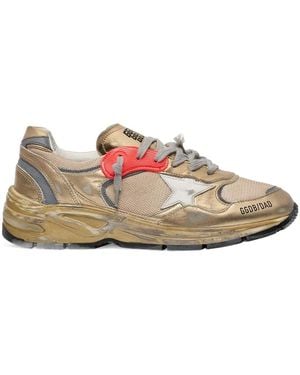 Golden Goose Running Dad Vintage Trainers - Pink